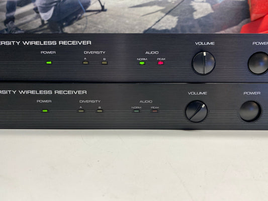 Lot de 2x Shure L4 Marcad Diversity Wireless Receiver 