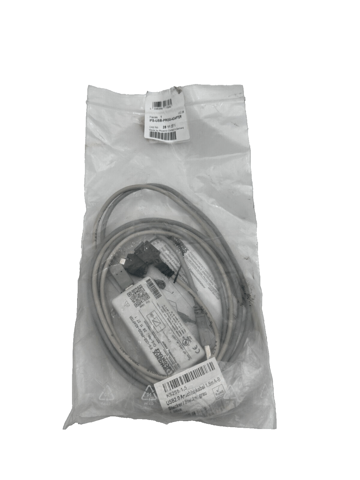 PHOENIX CONTACT 2811271 IFS - USB - PROG - ADAPTER USB PROGRAMMING ADAPTER - KLR Automation