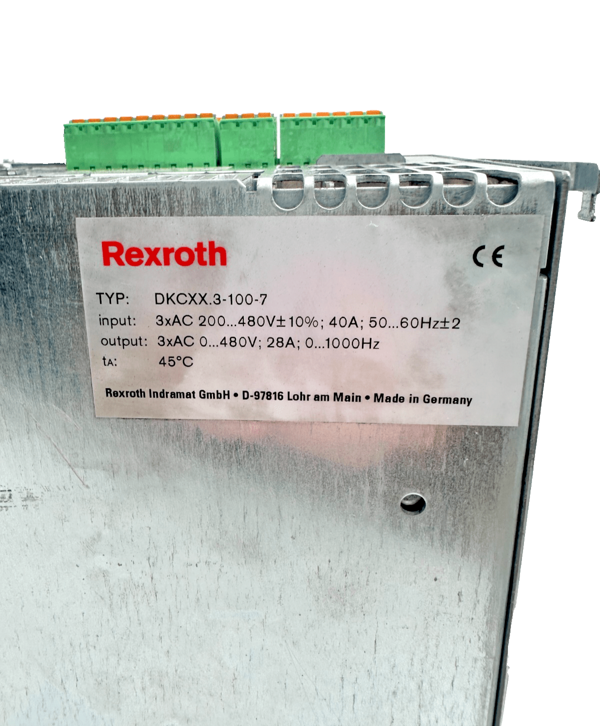 REXROTH INDRAMAT DKCXX.3 - 100 - 7 + FWA - ECODR3 - SGP - 03VRS - MS ECODRIVE - KLR Automation