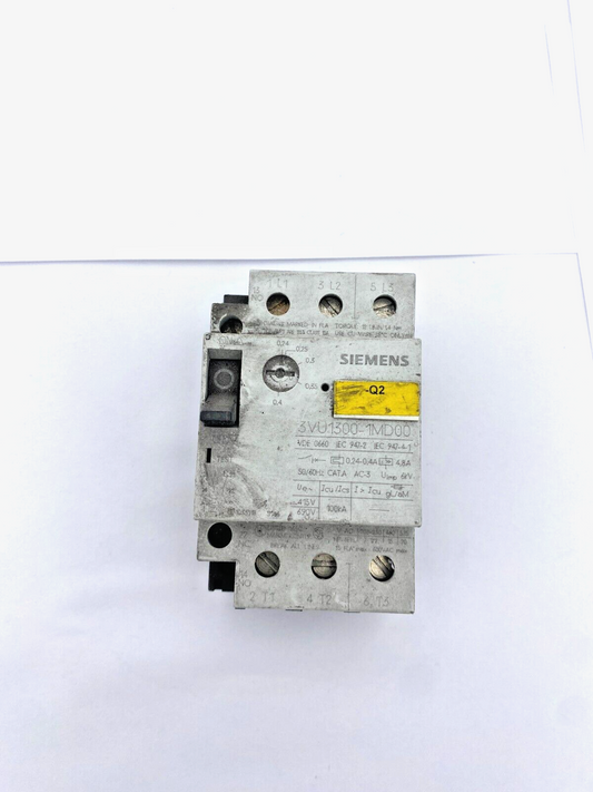 SIEMENS 3VU1300-1MD00+1MH00+1MJ00+1ML00 (x2) CIRCUIT BREAKER