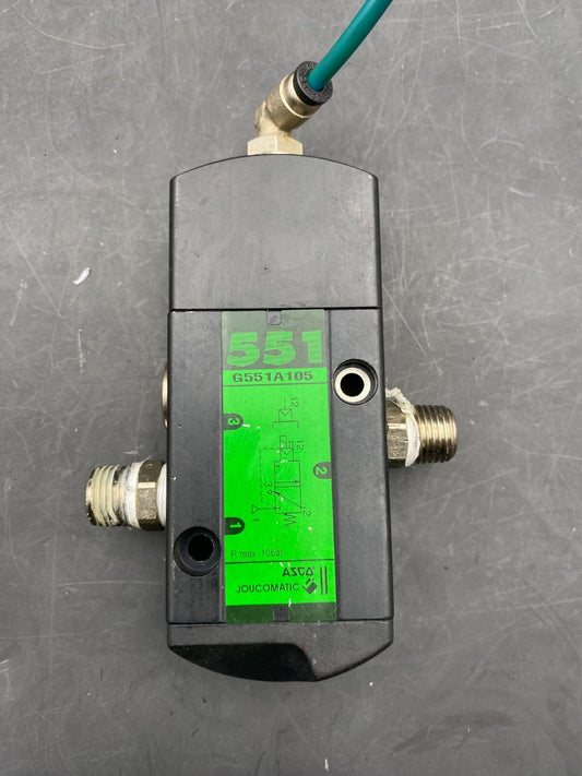 ASCO JOUCOMATIC 551 G551A105 MS ELECTROMAGNETIC VALVE - KLR Automation