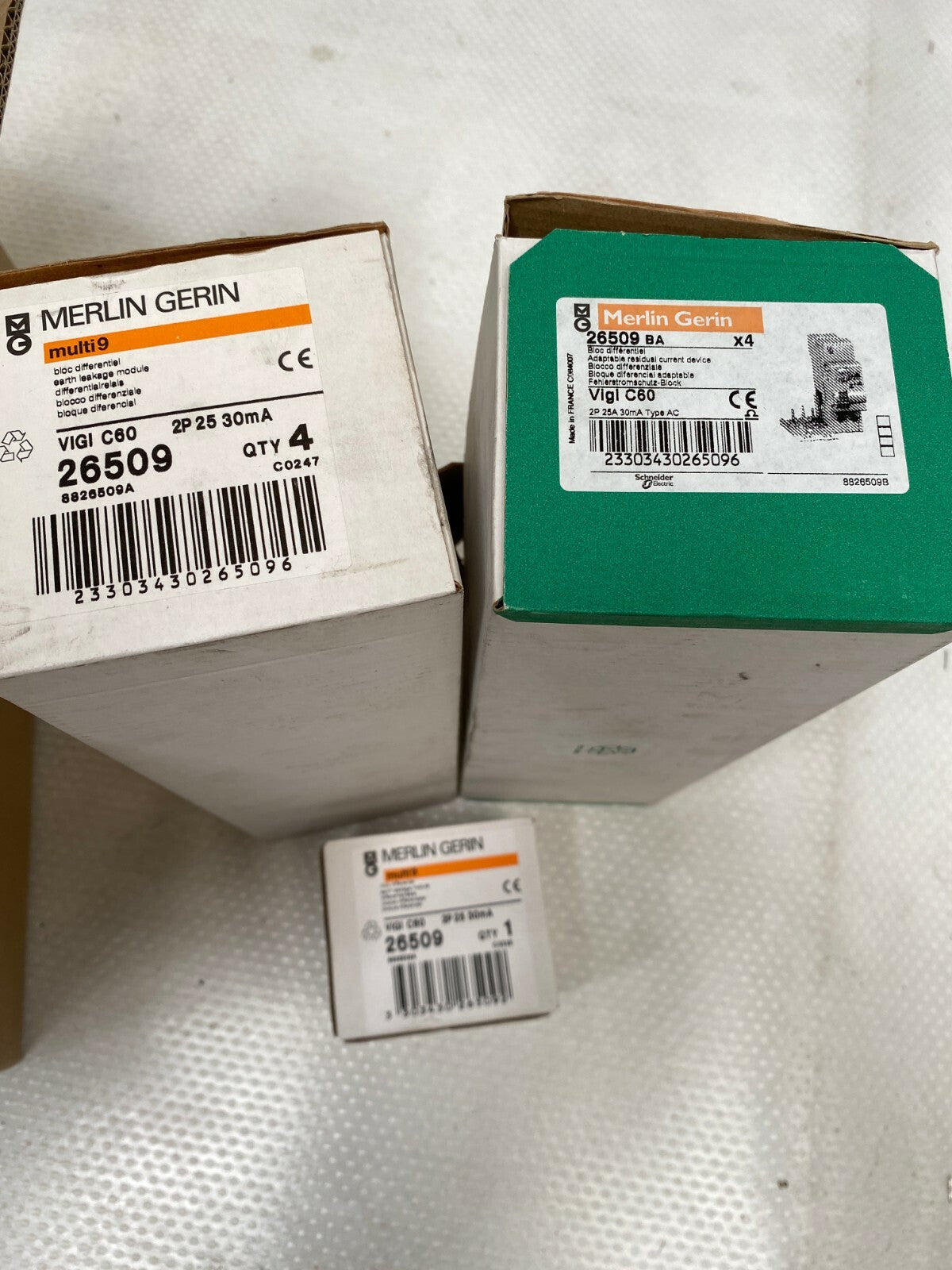 Merlin Gerin Schneider multi 9 vigi c60 26509
