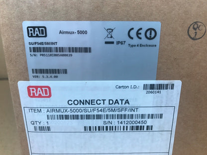 RAD AIRMUX 5000 SU/F54E/5M/INT Radwin Radio Wifi 5,4Ghz - KLR Automation