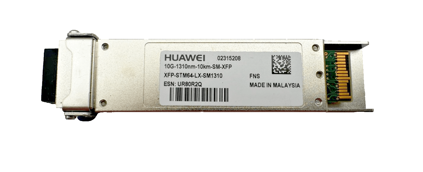 HUAWEI 02315208 XFP - STM64 - LX - SM1310 10G - 1310nm - 10km - SM - XFP OPTICAL TRANSCEIVER - KLR Automation