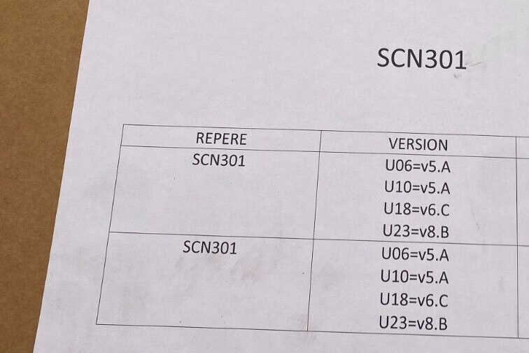 CEGELEC ALSTOM ALSPA SCN301 MODULE DE COMMANDE x1pc