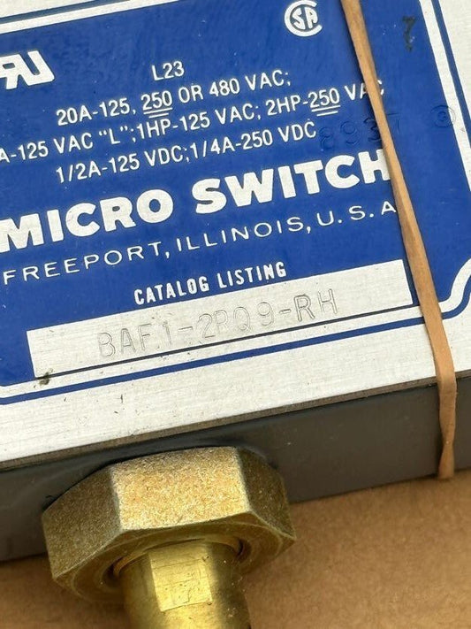 1pc x MICRO SWITCH LIMIT SWITCH BAF1 - 2RQ9 - RH - KLR Automation