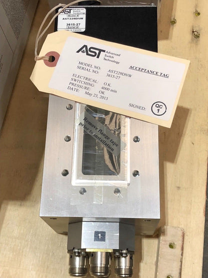 Advanced Switch Technology AST MicroWave AST229DNW 229DNW - KLR Automation