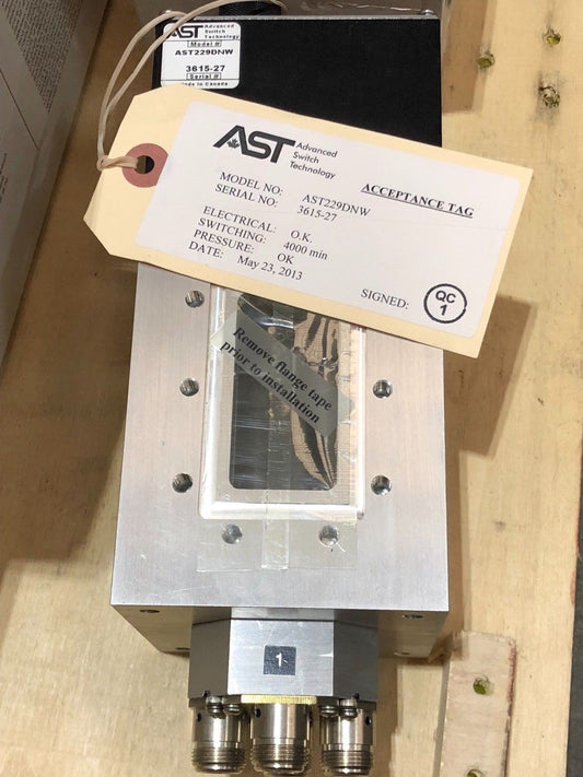 Advanced Switch Technology AST MicroWave AST229DNW 229DNW - KLR Automation