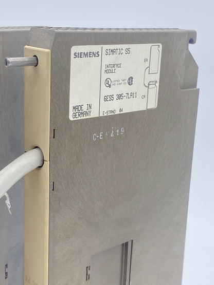 Siemens 6ES5305 - 7LA11 Interface Module 6ES5 305 - 7LA11 - KLR Automation