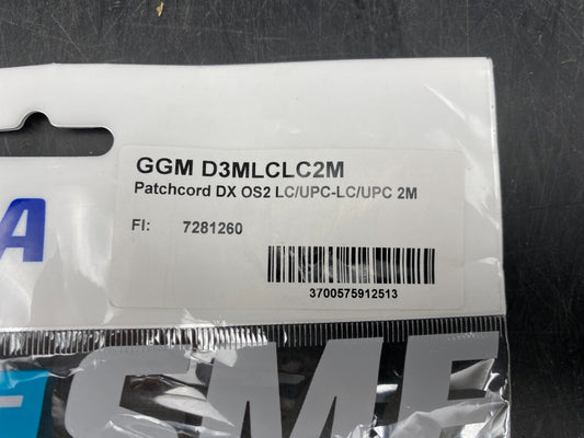 LOT DE 11 GIGAMEDIA GGMD3MLCLC2M FIBRE OPTIQUE PATCH CORD