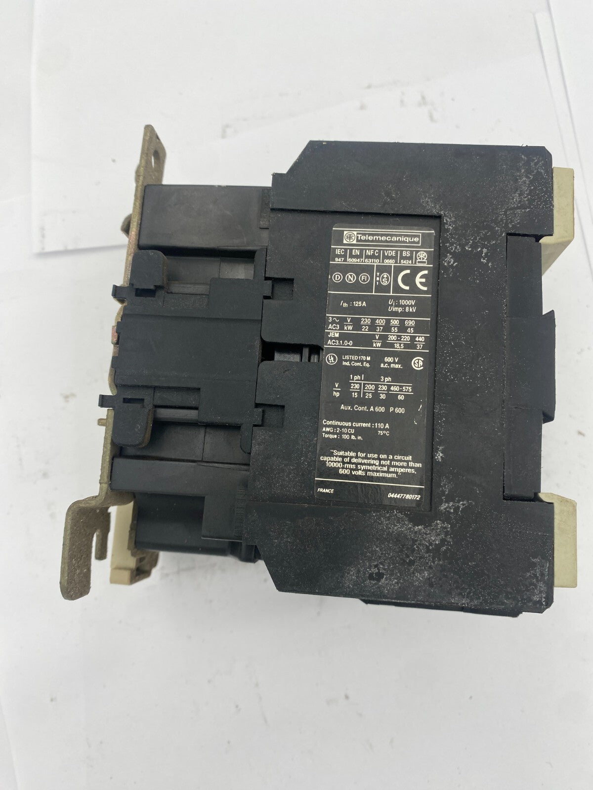 1pc x TELEMECANIQUE LC1 D50 11 + LC1 D80 11 CONTACTOR - KLR Automation