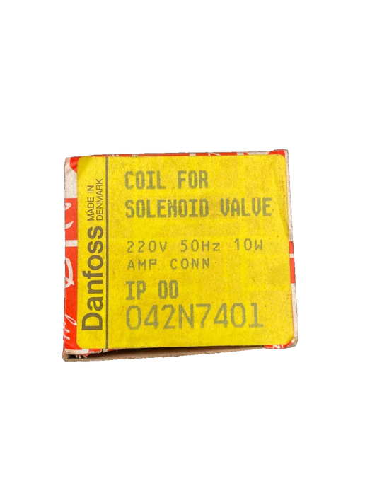 1pc x DANFOSS 042N7401 COIL FOR SOLEINOID VALVE 220V 50Hz 10W
