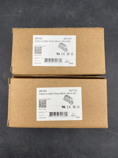 LOT OF 2 ERIFLEX SB160 CABLE TO CABLE POWER BLOCK 250 A