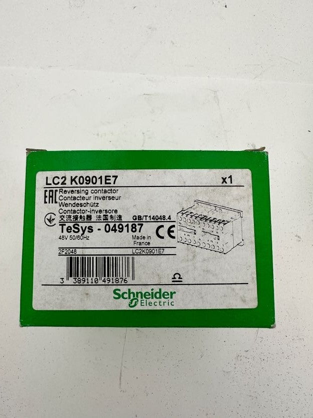1pc x SCHNEIDER ELECTRIC LC2 K0901E7 TESYS 049187 CONTACTOR - KLR Automation