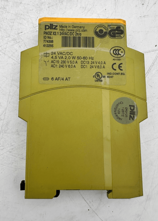 3pc x PILZ 774306 PNOZ X2.1 24VACDC 2N/O - KLR Automation