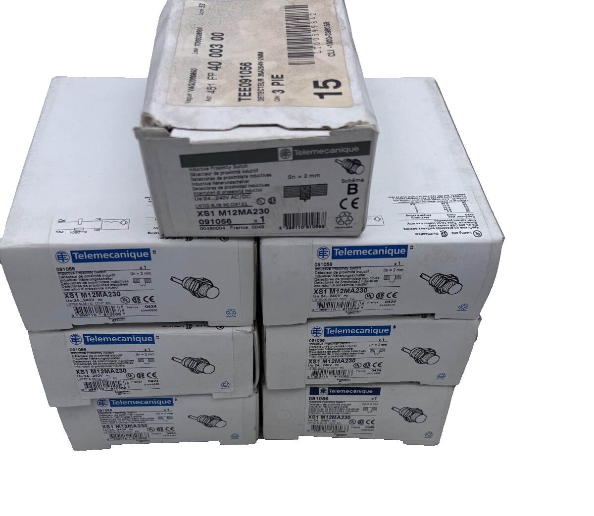 TELEMECANIQUE DETECTEUR DE PROXIMETE XS1 M12MA230 2mm  x1