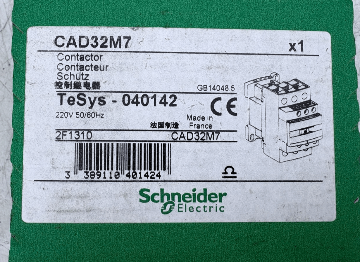 SCHNEIDER ELECTRIC CONTACTEUR AUXILIAIRE CAD32M7 x1 - KLR Automation