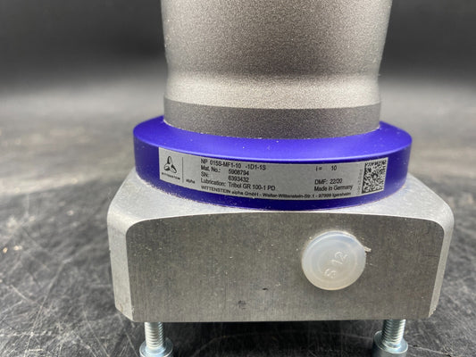 WITTENSTEIN 5908794 NP 015S - MF1 - 10 - 1D1 - 1S I:10 14 Nm PLANETARY GEARBOX+SUPPORT - KLR Automation
