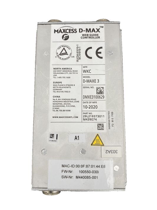 MAXCESS FIFE D - MAX 3 DMXE3100629 SYSTEME DE GUIDAGE - KLR Automation