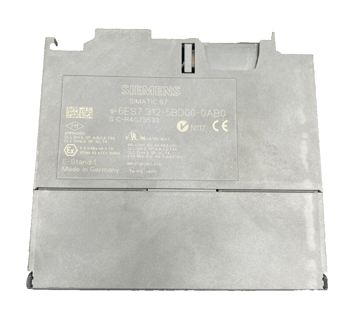 SIEMENS 6ES7312 - 5BD00 - 0AB0 CPU312C SIMATIC S7 - 300 - KLR Automation