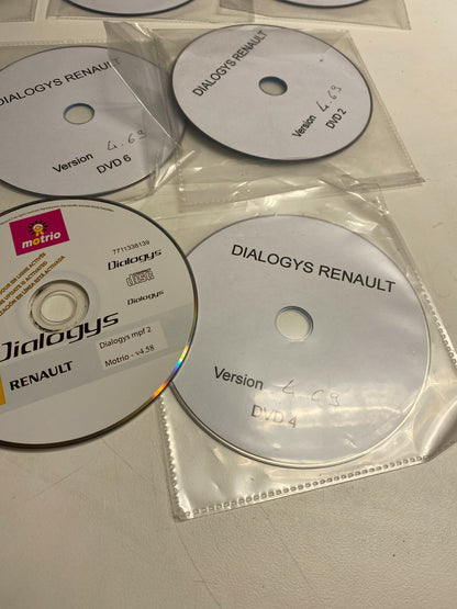 Lot de 9 pc x Renault Dacia  DIALOGYS 7.5.6 ..... Genuine ORIGINAL 