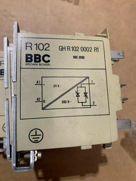 ASEA BROWN BOVERI ABB VDE 0160 GH R 102 0002 R1 Relay 