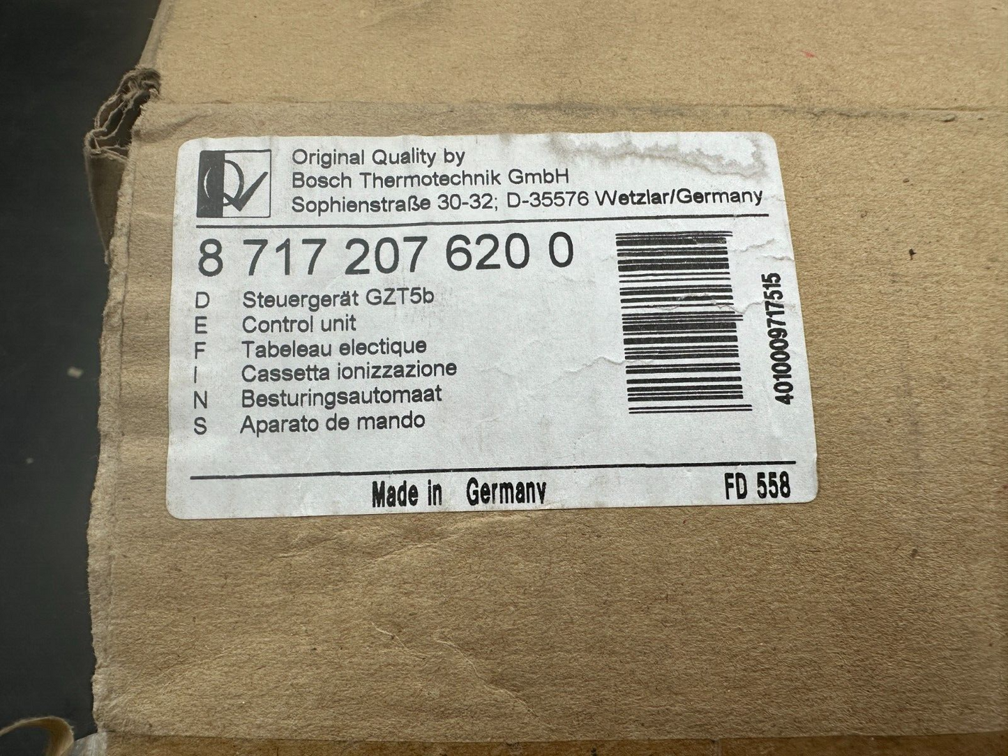 ELM LEBLANC 87172076200 8717207620 TABLEAU ELECTRIQUE GZT5B