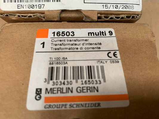 Lot de 3pc X Merlin Gerin Transformateur  16503 Multi 9 