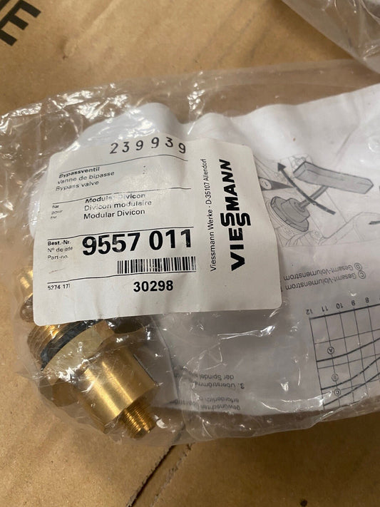 1pc x Vanne de bipasse p.divicon modulaire Viessmann 9557011 - KLR Automation