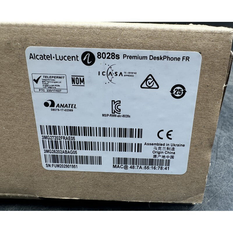 ALCATEL-LUCENT 3MG27202FRAE05 8028S PREMIUM DESKPHONE FR