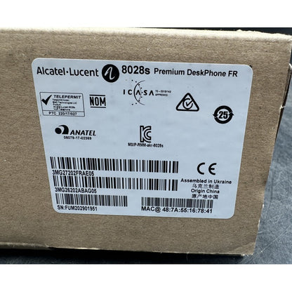 ALCATEL-LUCENT 3MG27202FRAE05 8028S PREMIUM DESKPHONE FR