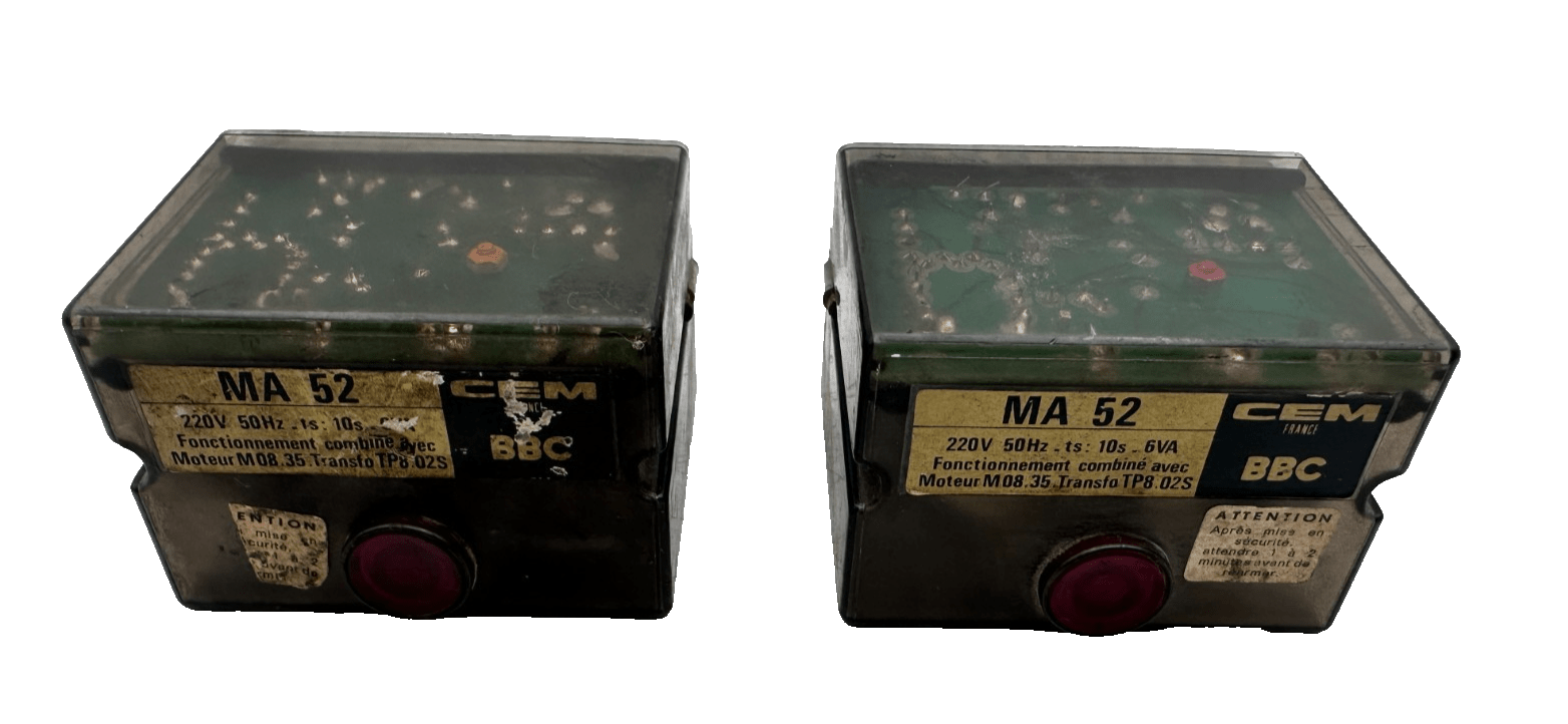 CEM BBC ECEE MA 52 220V 50Hz ts: 10s 6VA BOITIER DE CONTROLE x1pc - KLR Automation