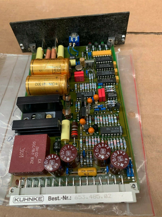 KUHNKE POWER SUPPLY 653.485.02 24VD PLC MODULE