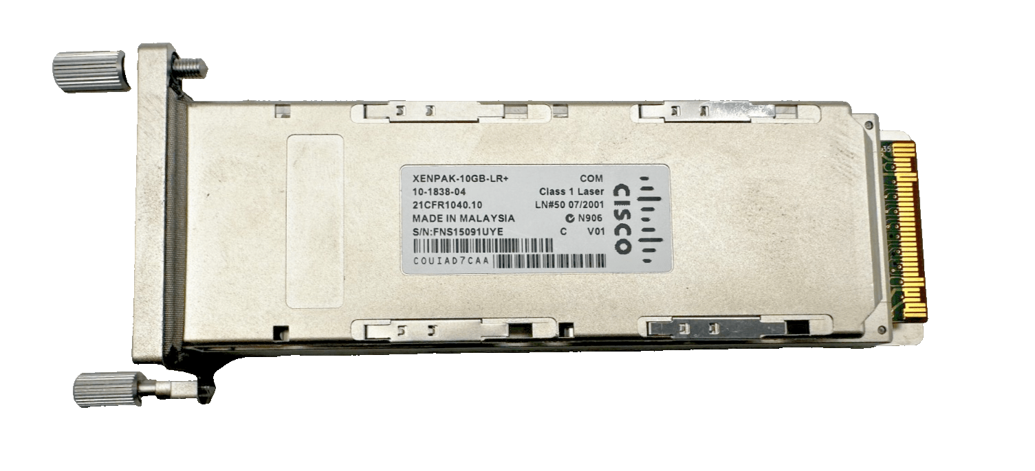 CISCO XENPACK - 10GB - LR+ 10 - 1838 - 04 21CFR1040.10 x2pc - KLR Automation