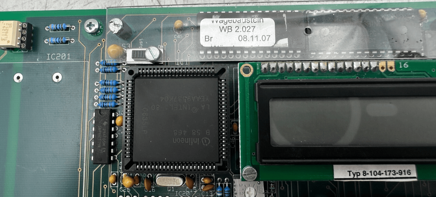 BOSCH 8 - 104 - 173 - 916 PCB BOARD WITH DISPLAY - KLR Automation