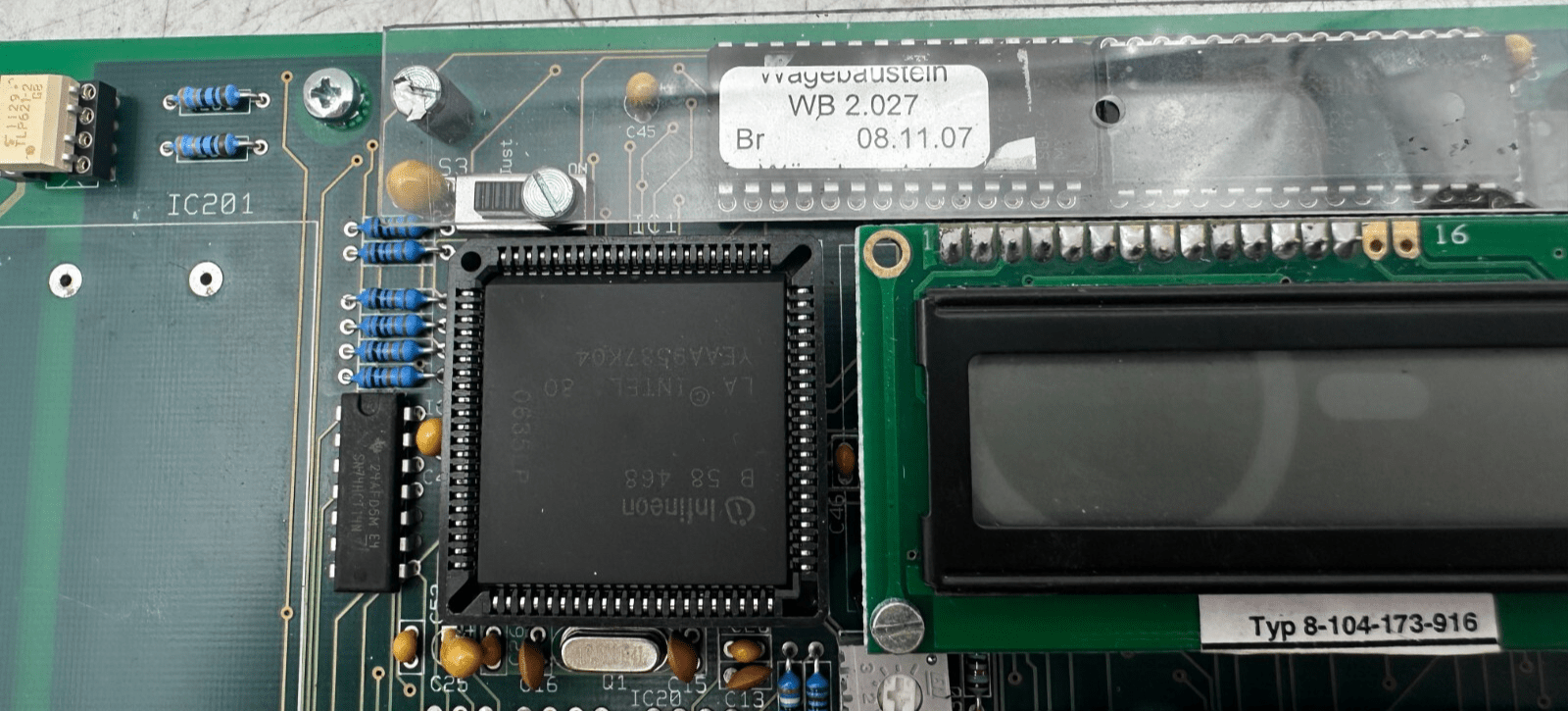 BOSCH 8 - 104 - 173 - 916 PCB BOARD WITH DISPLAY - KLR Automation