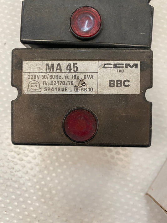 1 x BOÎTE DE CONTRÔLE CEM ECEE - MA 45 - KLR Automation