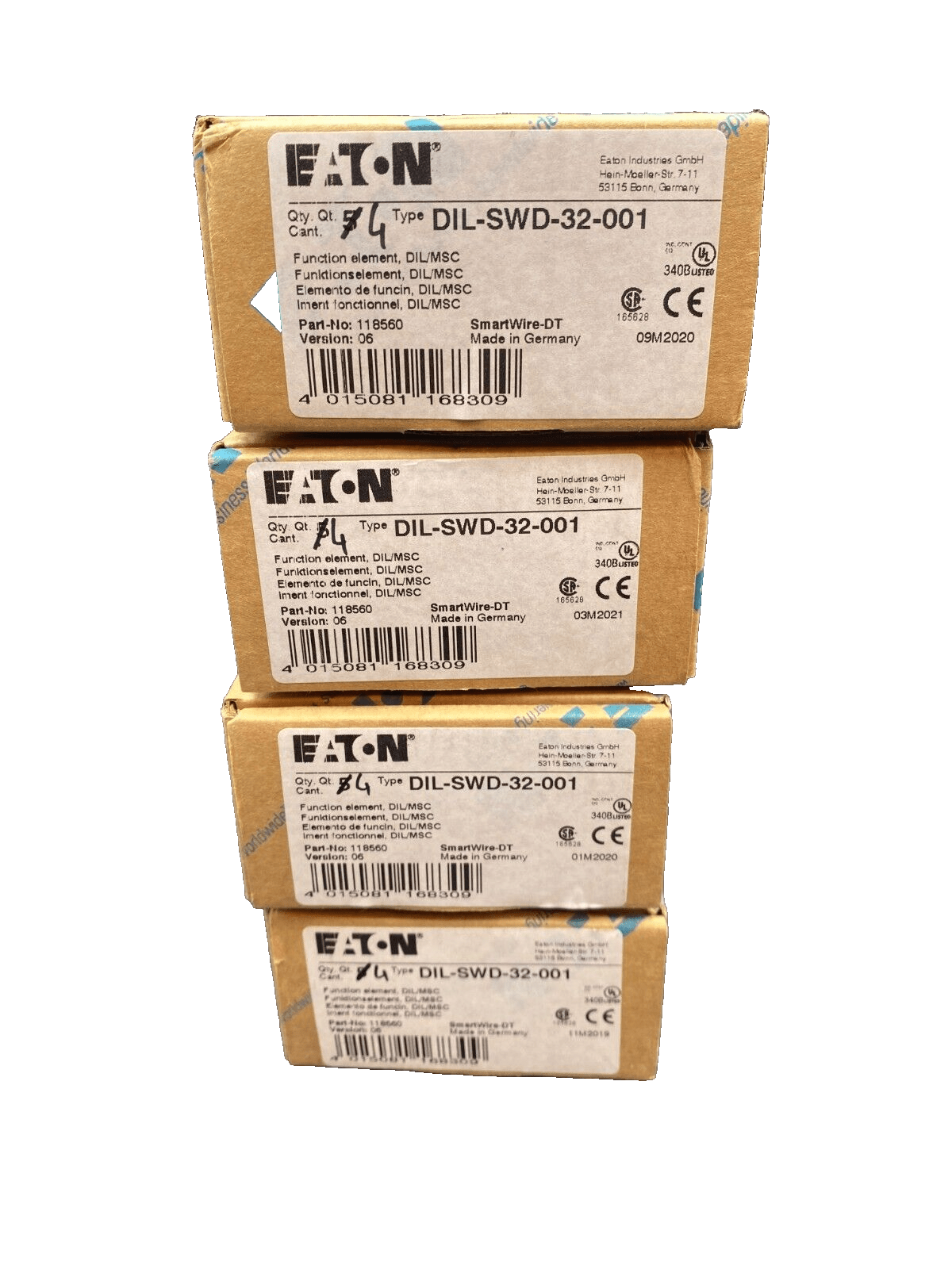 EATON DIL - SWD - 32 - 001 MODULE CONTACTEUR x4pc - KLR Automation