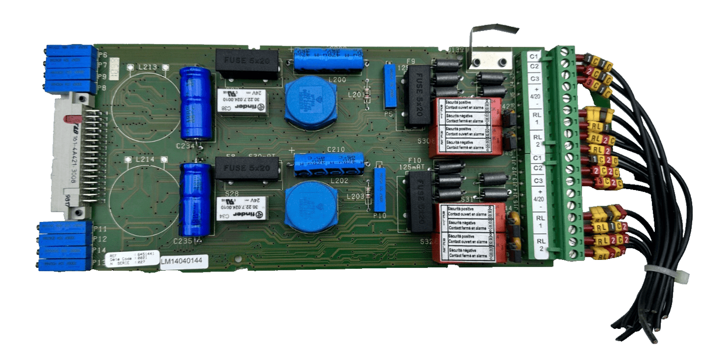 OLDHAM MX52 AVEC 8pc x CARD 6451441 GAS DETECTION CONTROLLER - KLR Automation