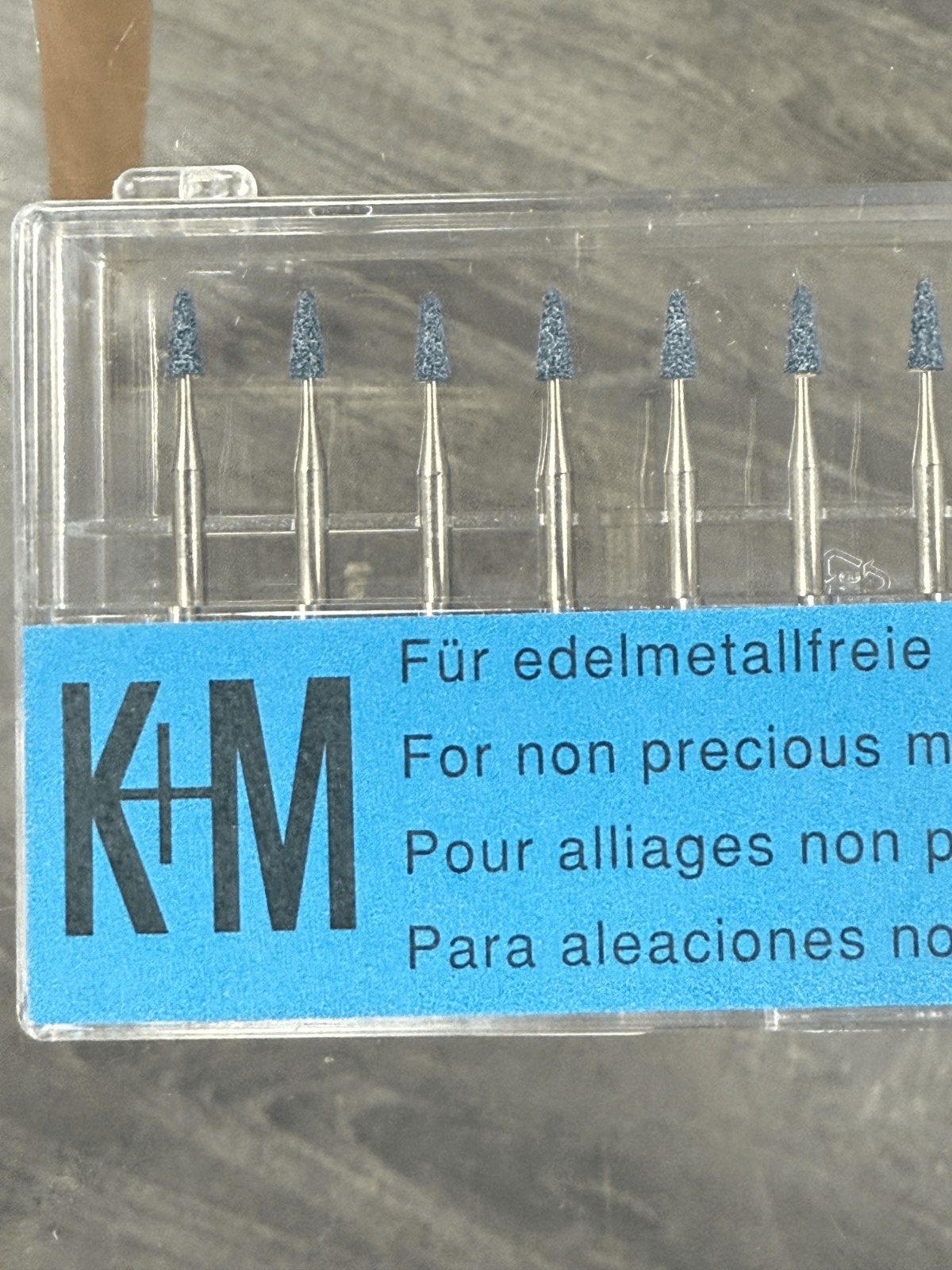 K+M 649R.HP.025.BL – Lot 120 Fraises Jota Swiss Ø2,5 mm / Dental Burs H - KLR Automation