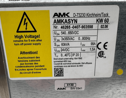 AMK AMKASYN KW 60 + KW - R03 VARIATEUR DE FREQUENCES - KLR Automation