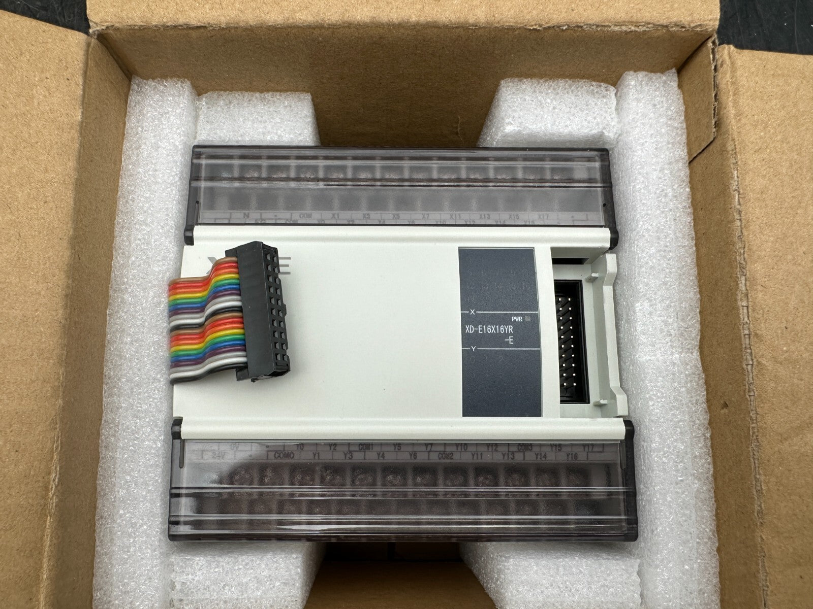 XINJE XD - E16X16YR - E VER H1.1.2/V4 16DI/16DO EXTENSION MODULE x1pc - KLR Automation