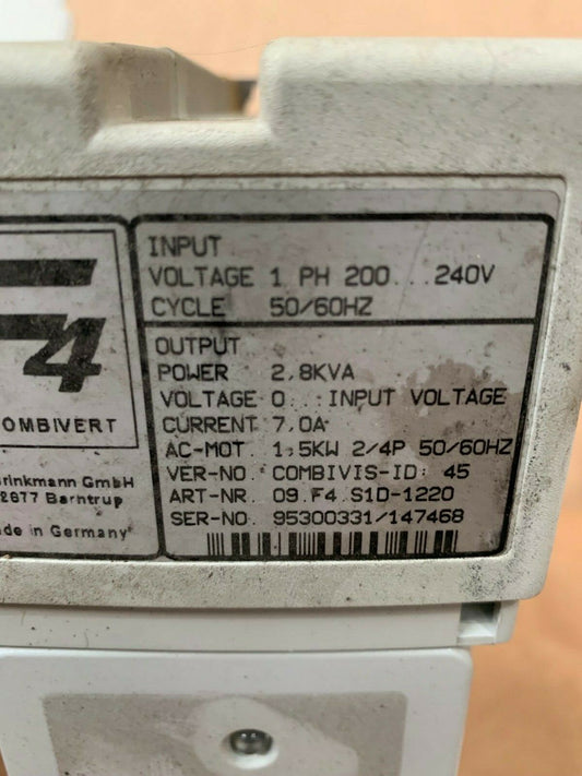 1 x Keb Combivert F4 09.F4.S1D-1220