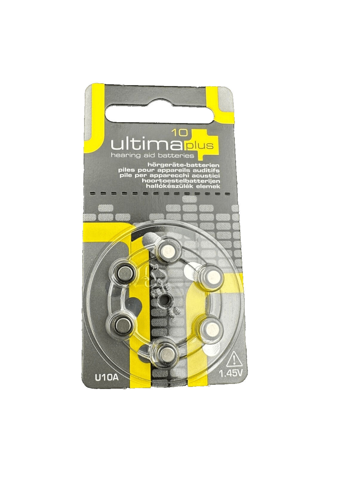 ULTIMA PLUS 10 PR70 10A 1.45V 10AG - 6UE LOT DE 600 PILES APPAREILS AUDITIFS - KLR Automation