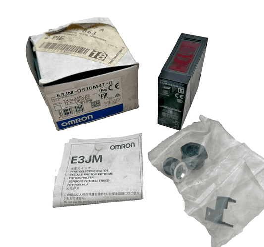 OMRON E3JM - DS70M4T - G 24 TO 240VAC PHOTOELECTRIC SWITCH - KLR Automation