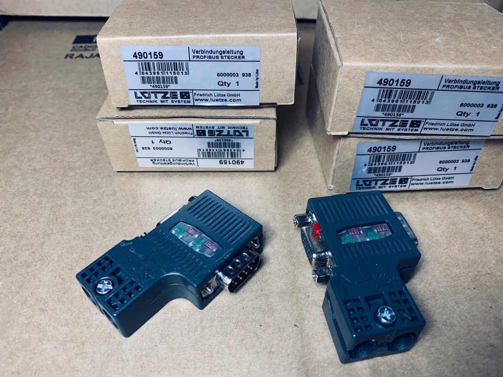 6 x profibus stecker Luetze 490159