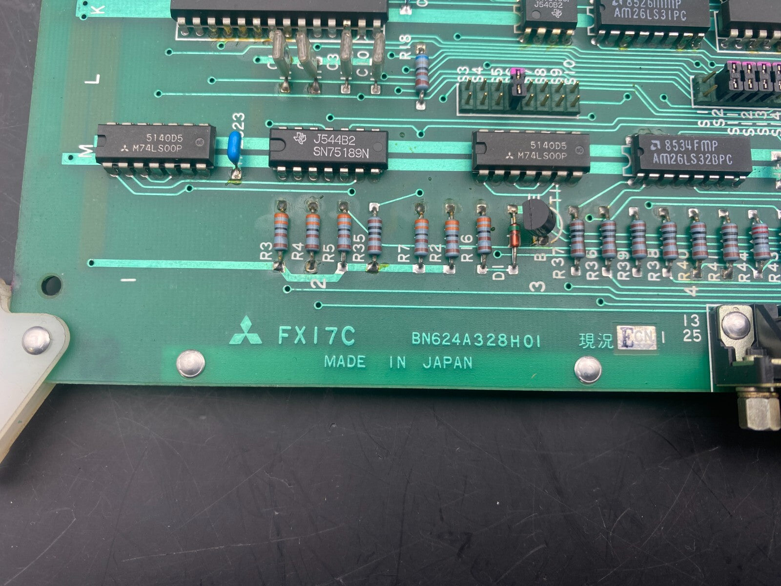 MITSUBISHI FX17C BN624A328H01 CIRCUIT BOARD