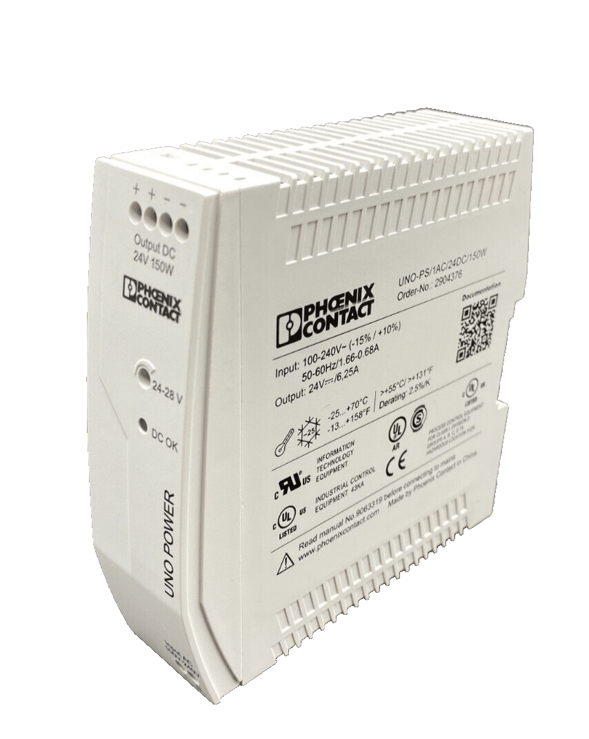 PHOENIX CONTACT 2904376 UNO - PS/1AC/24DC/150W UNO POWER ALIMENTATION - KLR Automation