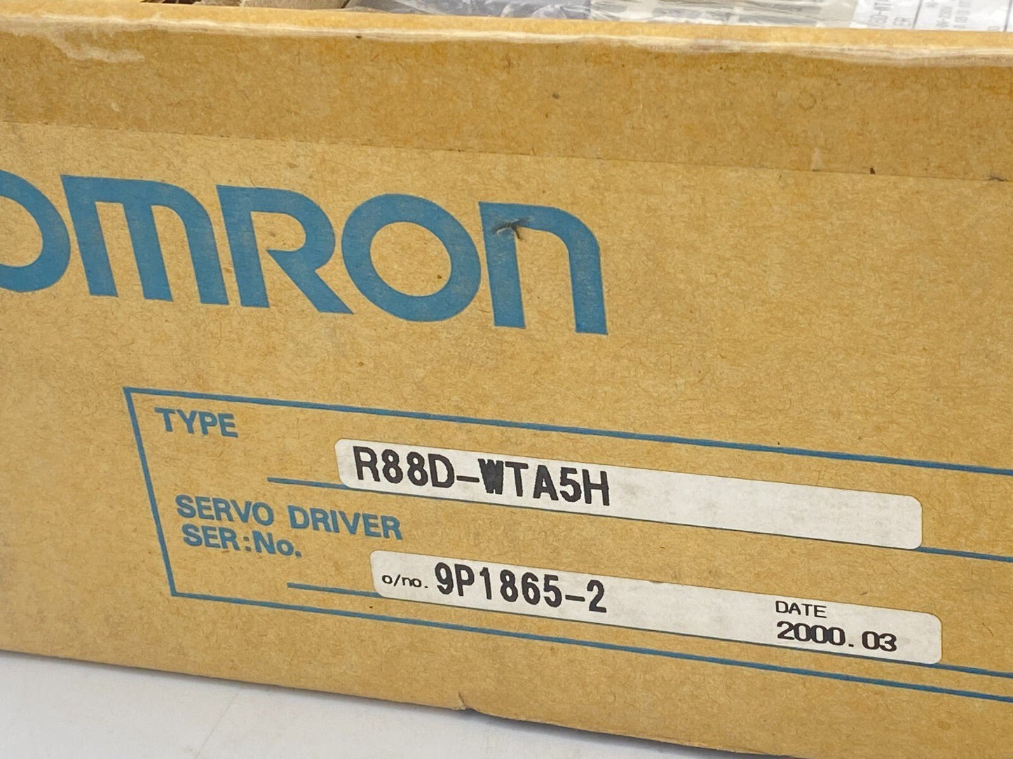 One Omron AC Servo Driver R88D - WTA5H - KLR Automation