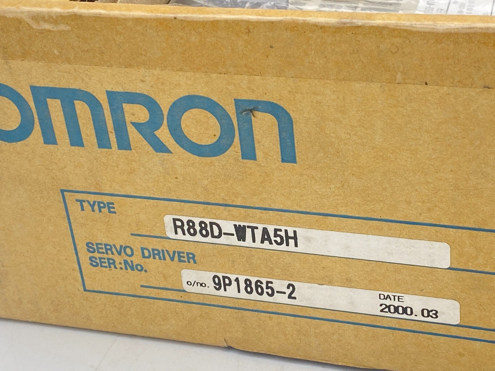 One Omron AC Servo Driver R88D - WTA5H - KLR Automation